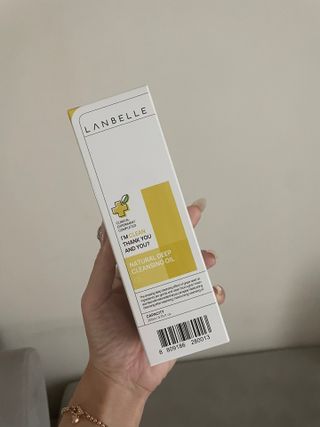 랑벨 내츄럴 딥 클렌징 오일 200ml (저자극 약산성 천연 클렌징) — 4점을 준 리뷰어가 2022년 5월 올린 사용 사진