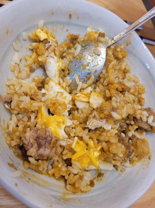 브라잇벨리 식물성 미트볼과 일본식카레의 만남, 플랜트볼 카레라이스 — 3.5점을 준 리뷰어가 2022년 9월 올린 사용 사진