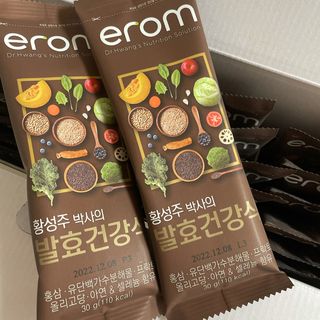 [이롬] 황성주박사의 발효건강식 30g x 30포 — 5점을 준 리뷰어가 2022년 7월 올린 사용 사진