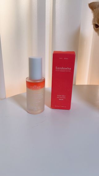 산다화 더블 이펙트 안티 링클 세럼 50ml — 4.5점을 준 리뷰어가 2022년 10월 올린 사용 사진
