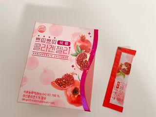 헬스업_쁘띠쁘띠석류콜라겐젤리_20g x 14포 — 5점을 준 리뷰어가 2021년 2월 올린 사용 사진