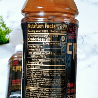 이도 발효한차 디티엑스 블랙 500ml 20병 — 3점을 준 리뷰어가 2021년 8월 올린 사용 사진