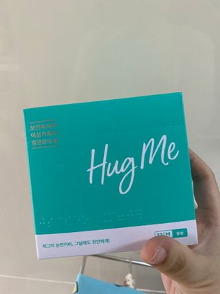 허그미 유기농 순면커버 생리대 중형+팬티라이너+오버나이트 — 5점을 준 리뷰어가 2021년 6월 올린 사용 사진