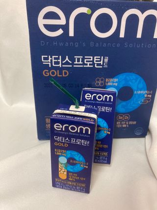 이롬 erom 닥터스 프로틴 골드 — 5점을 준 리뷰어가 2021년 4월 올린 사용 사진