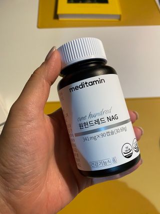 메디타민 원헌드레드 NAG — 5점을 준 리뷰어가 2021년 9월 올린 사용 사진