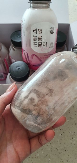 래디 리얼볼륨포뮬러 1박스(8개입) — 5점을 준 리뷰어가 2022년 3월 올린 사용 사진