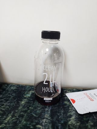 클린24시간 1BOX(5포) + 전용보틀(500ml) — 4.5점을 준 리뷰어가 2022년 10월 올린 사용 사진