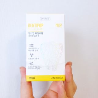 작심연구소 구취제거+충치예방+치아화이트닝 마법의 캔디 덴티팝3종(맛 랜덤 발송) — 4.5점을 준 리뷰어가 2022년 6월 올린 사용 사진