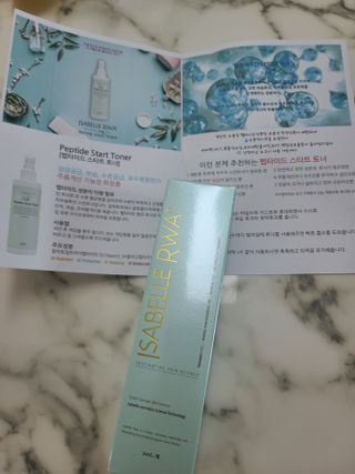 이사벨르와 펩타이드 스타트 토너 200ml 대용량 에센스토너 — 5점을 준 리뷰어가 2021년 4월 올린 사용 사진