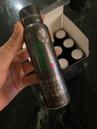 [풀무원] 녹용진 50ml 9입 — 5점을 준 리뷰어가 2021년 3월 올린 사용 사진