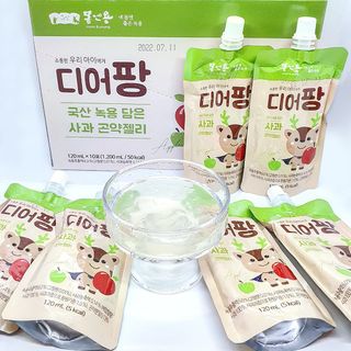 [몸엔용] 우리 아이 건강간식, 달콤한 녹용곤약젤리 디어팡 4종 — 5점을 준 리뷰어가 2021년 8월 올린 사용 사진