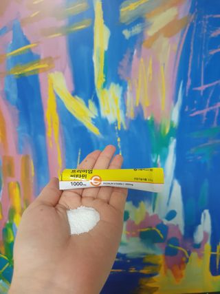 서울약사신협 프리미엄비타민C1000_2.5G x 100포 — 5점을 준 리뷰어가 2021년 1월 올린 사용 사진