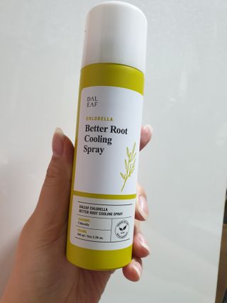 달리프 클로렐라 베러 루트 쿨링 스프레이 100ml — 5점을 준 리뷰어가 2021년 5월 올린 사용 사진