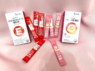 인디닥터 면역 생생 핑크 이뮨 젤리 + 타이탄 BCAA 프로틴 젤리스틱 — 5점을 준 리뷰어가 2022년 3월 올린 사용 사진