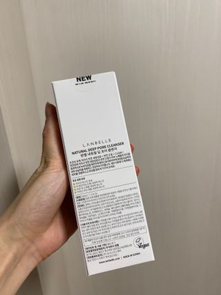 랑벨 내츄럴 딥 포어 클렌저 210ml (저자극 약산성 천연 클렌징 젤) — 5점을 준 리뷰어가 2022년 3월 올린 사용 사진