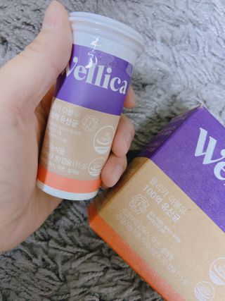 웰리카 더블유 100억 유산균 — 4점을 준 리뷰어가 2020년 12월 올린 사용 사진