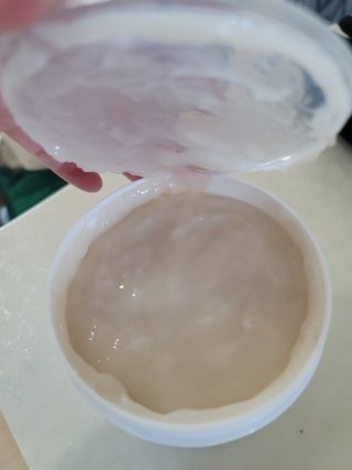 약손명가코스메틱 에오스보떼 뉴트리브 크림 마스크 솔트 500ml — 5점을 준 리뷰어가 2022년 1월 올린 사용 사진