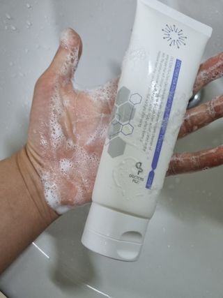 닥터스피지에이 데일리 케어 하이드레이팅 폼클렌저 — 4.5점을 준 리뷰어가 2021년 6월 올린 사용 사진