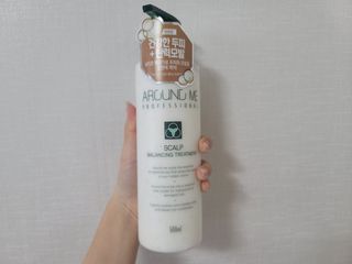 어라운드미 [어라운드 미] 탈모 증상 완화 스칼프 샴푸 + 두피 영양 공급 트리트먼트 — 5점을 준 리뷰어가 2021년 7월 올린 사용 사진