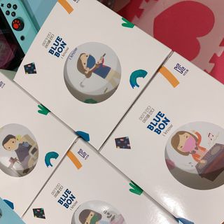 [블루 본 아이노우] 유아용 컬러마스크 40 PCS SET 2중 택 1 — 5점을 준 리뷰어가 2021년 5월 올린 사용 사진