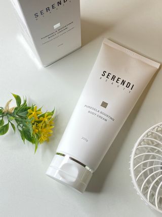 세렌디뷰티 퓨어델라 부스팅 바디크림 — 5점을 준 리뷰어가 2021년 7월 올린 사용 사진