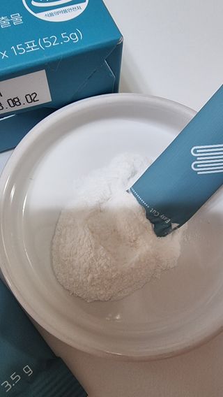 클린24시간 슬림앤유산균 1박스 (3.5g X 15포) — 5점을 준 리뷰어가 2022년 11월 올린 사용 사진