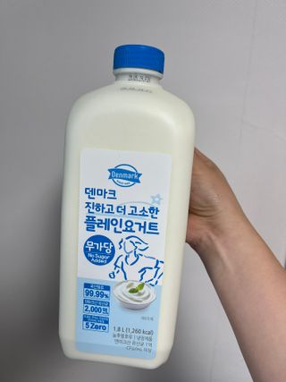 프리_[덴마크] 진하고 더 고소한 플레인 요거트 1.8L — 5점을 준 리뷰어가 2025년 5월 올린 사용 사진