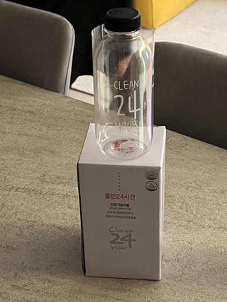 클린24시간 1BOX(5포) + 전용보틀(500ml) — 5점을 준 리뷰어가 2022년 7월 올린 사용 사진