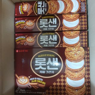 롯데제과 롯샌 카페크런치 — 5점을 준 리뷰어가 2021년 10월 올린 사용 사진