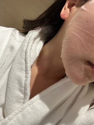 세뚜아(Cettua) [세뚜아] 포어 클리어링 마스크 Cettua Pore Clearing facial mask 5매 — 5점을 준 리뷰어가 2024년 2월 올린 사용 사진