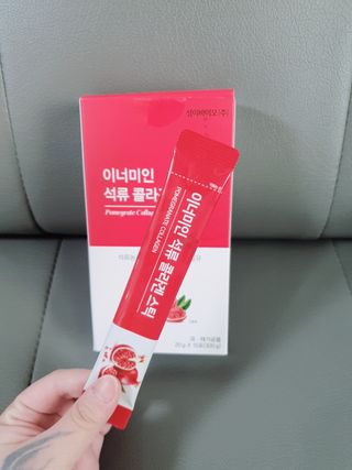 이너미인 석류 콜라겐 스틱 — 5점을 준 리뷰어가 2021년 1월 올린 사용 사진