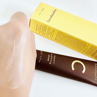 산다화 비타민C 화이트닝 크림 — 5점을 준 리뷰어가 2023년 5월 올린 사용 사진