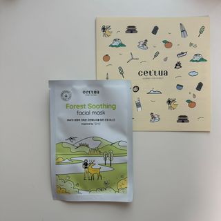 세뚜아(Cettua) [세뚜아] 포레스트 수딩 마스크 Cettual Forest  Soothing Mask 5매 — 5점을 준 리뷰어가 2024년 1월 올린 사용 사진