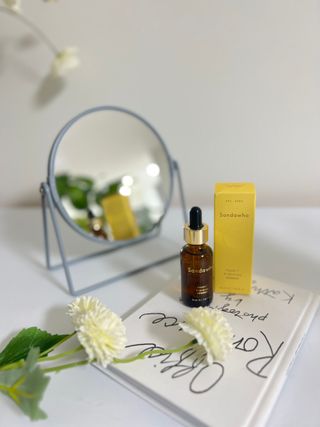 스킨큐어 산다화 비타민c 화이트닝 에센스 30ml — 5점을 준 리뷰어가 2023년 7월 올린 사용 사진