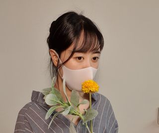 [에이블밤부] 리퓨어 쿠퍼 마스크 10color — 5점을 준 리뷰어가 2021년 3월 올린 사용 사진