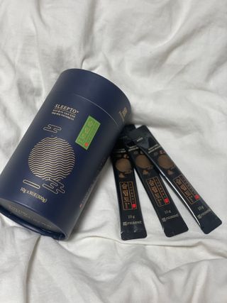 프리마인 자체 기업부설 연구소에서 찾아낸 건강한 수면의 비밀.  슬립토 플러스 30포 — 5점을 준 리뷰어가 2023년 5월 올린 사용 사진
