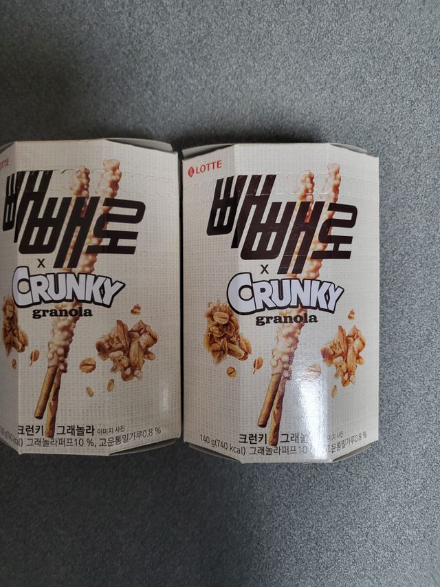 크런키 그래놀라 빼빼로 리뷰 사진