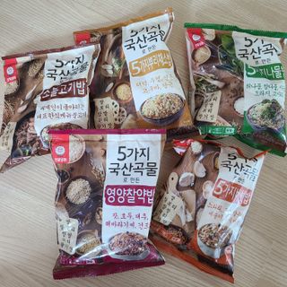 천일식품 5가지 국산 곡물로 만든 5가지 나물밥 — 4점을 준 리뷰어가 2021년 5월 올린 사용 사진