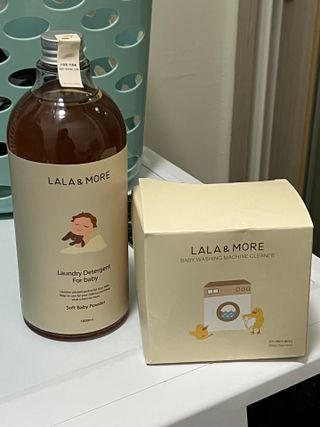 라라앤모어 유아 액체세제+세탁기클리너 — 5점을 준 리뷰어가 2022년 3월 올린 사용 사진