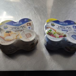 매일바이오 그릭요거트 오리지널 플레인 4개, 로스터리 커피믹스 4개 — 4점을 준 리뷰어가 2021년 12월 올린 사용 사진