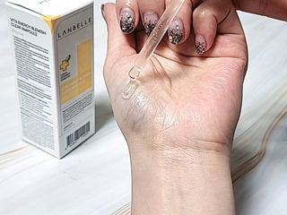 랑벨 비타 에너지 잡티 앰플 50ml 고농축 비타민, 저자극, 수분 촉촉, 미백 앰플 — 5점을 준 리뷰어가 2022년 3월 올린 사용 사진