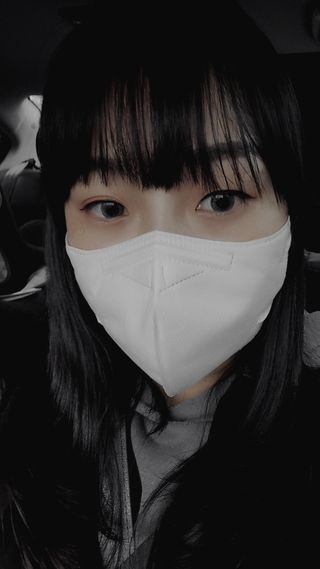 [푸름웰니스] KF94 비움 마스크 - 화이트 — 5점을 준 리뷰어가 2021년 3월 올린 사용 사진