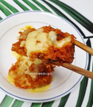 삼양냉동 [삼양] 불닭참치마요구운주먹밥+불닭볶음김치구운주먹밥 2세트구성 — 5점을 준 리뷰어가 2021년 2월 올린 사용 사진