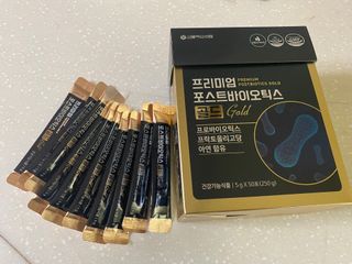 서울약사신협_프리미엄포스트바이오틱스골드_5g x 50포 — 5점을 준 리뷰어가 2021년 3월 올린 사용 사진