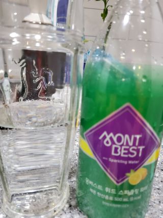 몽베스트 Montbest with Sparkling water Lemon OR Lime 20병(랜덤) — 5점을 준 리뷰어가 2021년 10월 올린 사용 사진