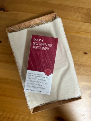 [덜다] 글루타치온 저분자 콜라겐 (20g x 15포) — 4점을 준 리뷰어가 2023년 8월 올린 사용 사진