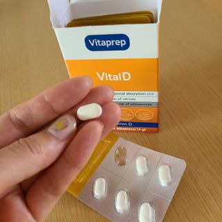 뉴트리션팩토리 비타프렙 바이탈디 비타민D 500mg — 5점을 준 리뷰어가 2021년 8월 올린 사용 사진