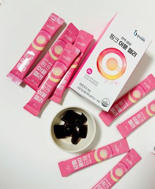 인디닥터 면역 생생 핑크 이뮨 젤리 + 타이탄 BCAA 프로틴 젤리스틱 — 5점을 준 리뷰어가 2022년 6월 올린 사용 사진