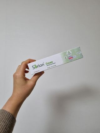 건선/아토/습진/민감성 피부 천연보습진정크림 소리온 크림 & 센시티브 크림 50g — 5점을 준 리뷰어가 2022년 2월 올린 사용 사진