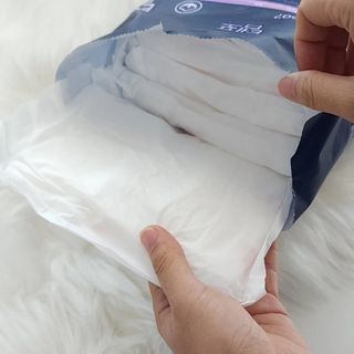 FREE [템포] 패드 내추럴순면 입는 오버나이트 5P * 2개 — 5점을 준 리뷰어가 2023년 10월 올린 사용 사진